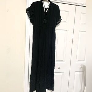 Torrid Gauzy Wide Leg Crocheted Jumpsuit - 1X - 14/16 - NEW